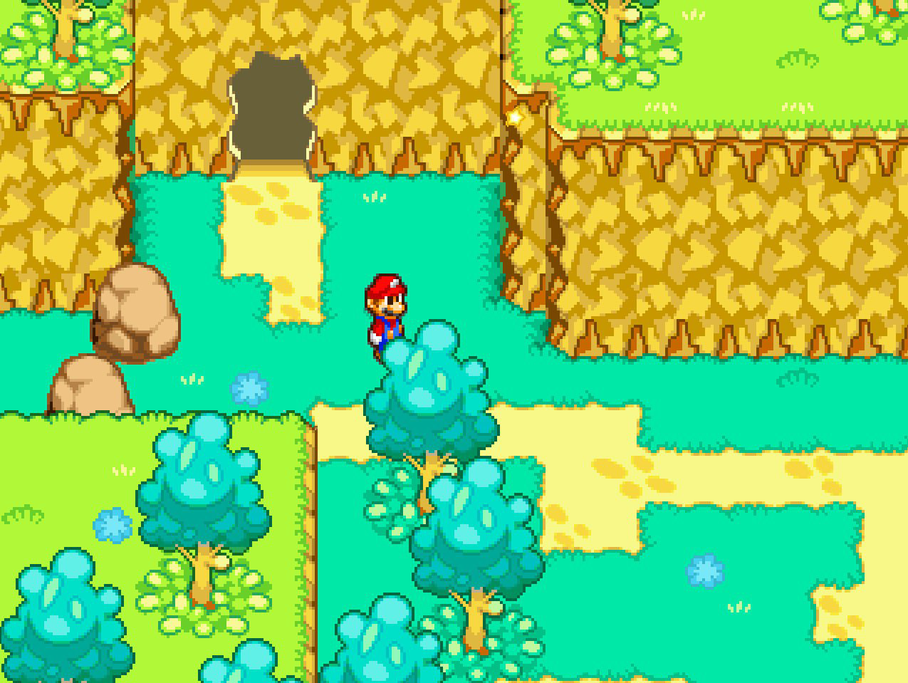 The player in the overworld.