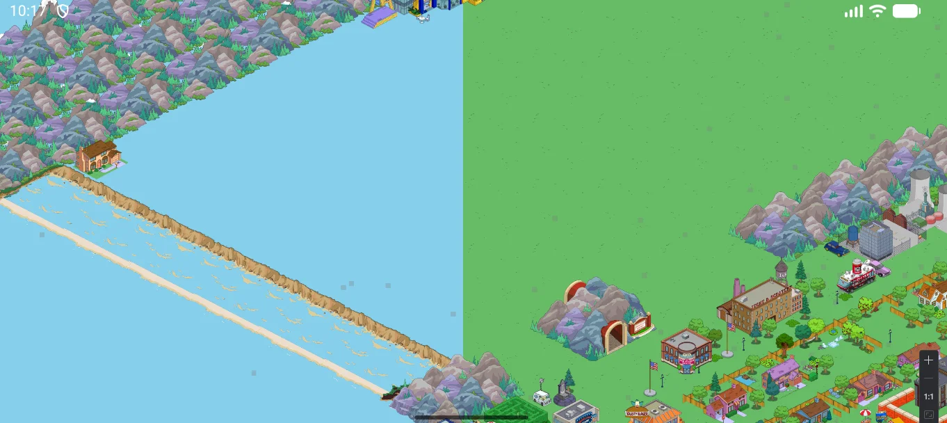 An early terrain rendering test.